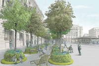 <p>Mit dem Pilotprojekt «Grünes Gastspiel» gelangen Bäume schon vor ihrer endgültigen Pflanzung in den Stadtraum. Ab Freitag, 15. August 2025 stehen rund…</p>