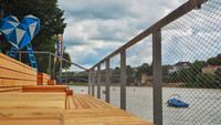 <p>Für drei Jahre laden in Basel hölzerne Terrassen am Rhein zum Verweilen ein. Gestern wurden sie der Öffentlichkeit übergeben.</p>