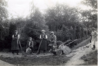 Arbeitende in der Baumschule