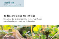 <p>Das vom Forschungsinstitut für biologischen Landbau (FiBL) herausgegebene Merkblatt zeigt, wie Bio-Suisse-Betriebe im Acker-, Gemüse- und…</p>