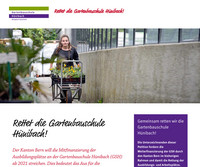 <p>Der Regierungsrat des Kantons Bern will die Mitfinanzierung der Gartenbauschule Hünibach schrittweise abbauen und 2021 ganz streichen. Dagegen wehrt…</p>