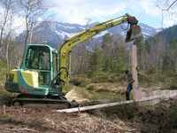 Die Entwässerungsgräben