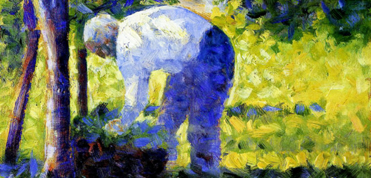 Georges Seurat malte um 1884