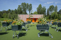 <p>Am 24. Juni 2012 eröffnete die Migros den Orangen Garten. Die permanente Ausstellung befindet sich unmittelbar neben dem Park im Grüene in Rüschlikon…</p>