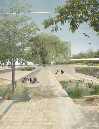 <p>Das Projekt «BRÜGGMOOS» der Zürcher Landschaftsarchitekten MØFA Studio und Hunziker Zarn &amp; Partner, Wasserbau aus Aarau gewinnt die Testplanung…</p>