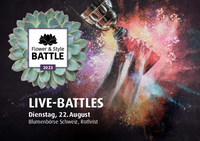 <p>In der Blumenbörse Schweiz geht am heutigen Dienstag, 22. August am Standort in Rothrist die dritte Ausgabe des Flower &amp; Style Battels über die Bühne.…</p>