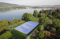 <p>Am Samstagmorgen, 21. Mai, haben Freiwillige auf der Zürcher Blatterwiese beim Chinagarten in Zürich das grösste Badetuch-Mosaik der Welt erstellt. …</p>