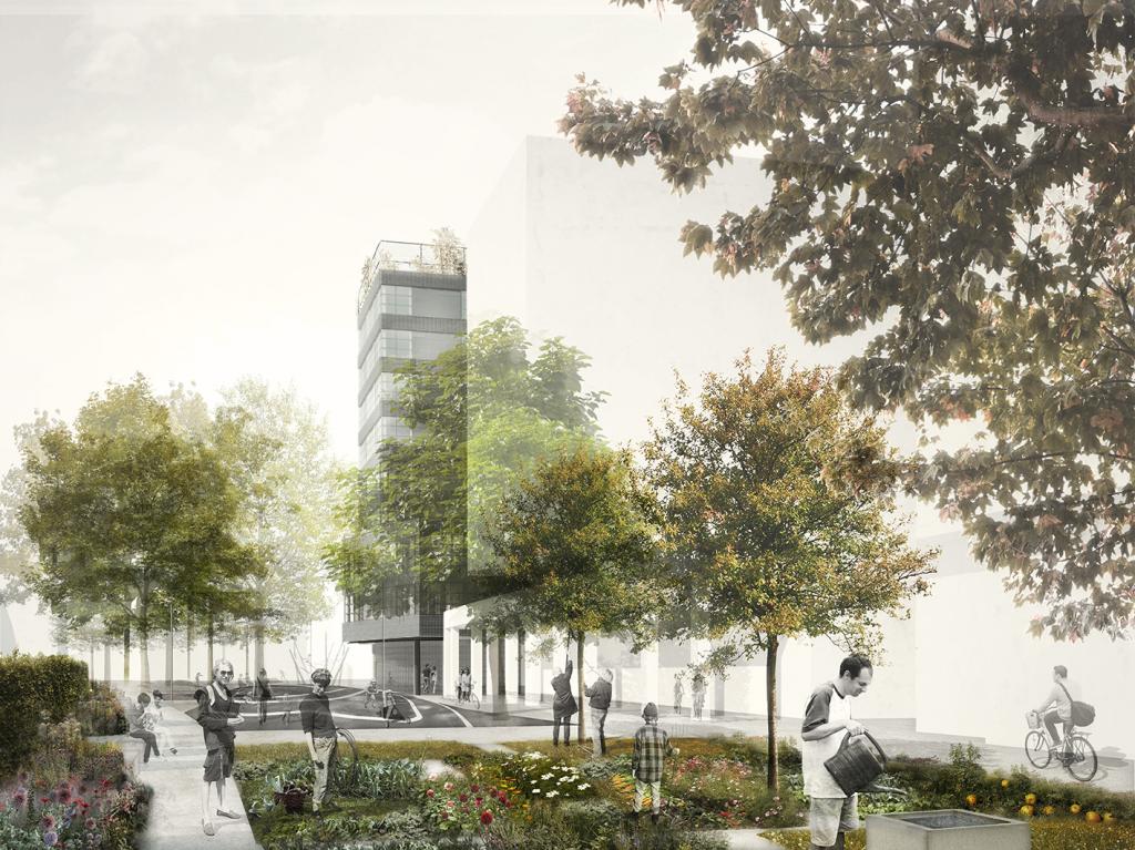 Visualisierung Stadtgarten.