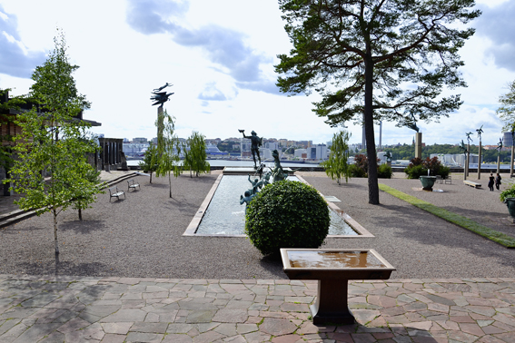 Der Millesgarden widerspiegelt