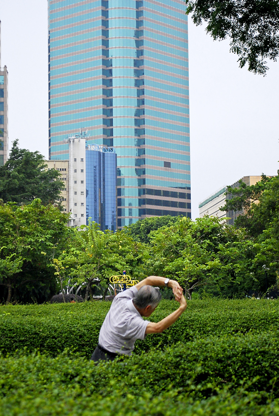 Im Kowloon Park im Stadteil
