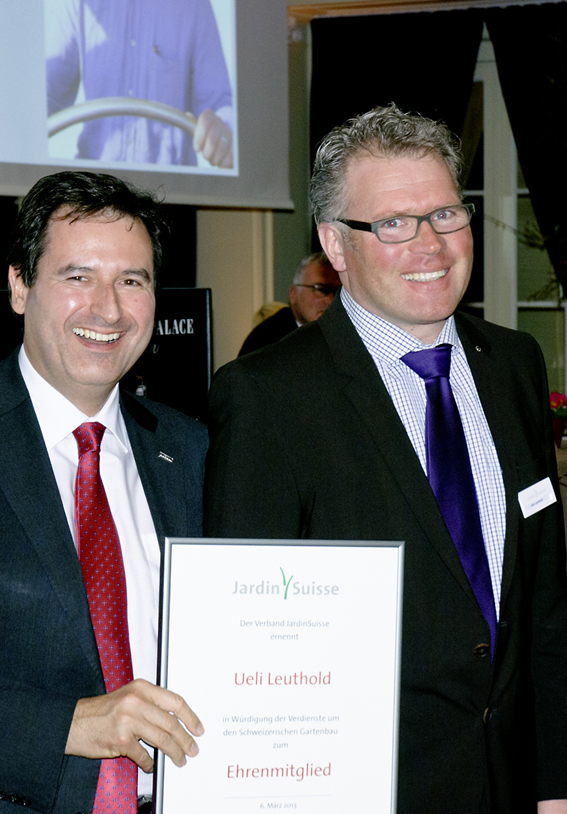 Ueli Leuthold (rechts) wird