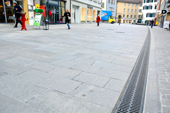 Die klassische Strasseneinteilung