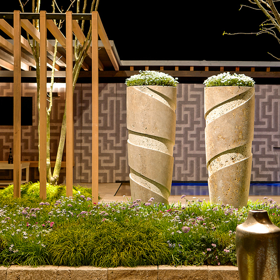 Einblick in den Showgarten