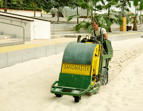 Beim Sandmaster wird der
