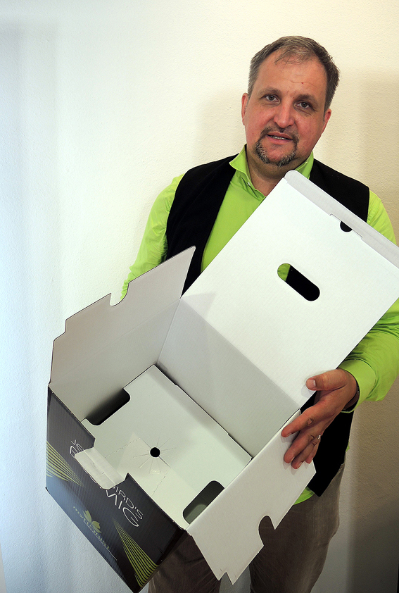 Erko Feigl mit der neuen