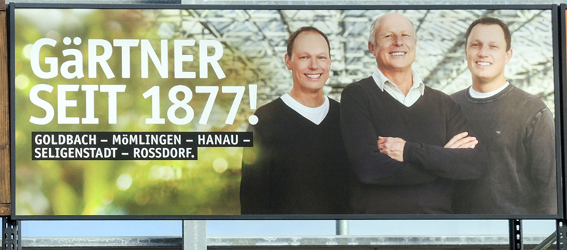 Zeigen, wer das Unternehmen