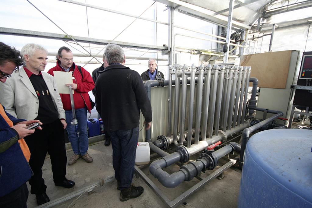 Desinfektion des rezirkulierten