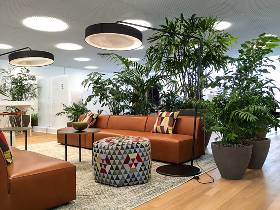 Wohnzimmeratmosphäre mit