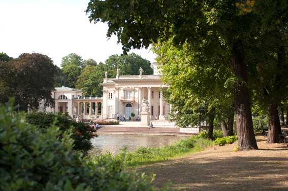 Hauptattraktion im Lazienki-Park