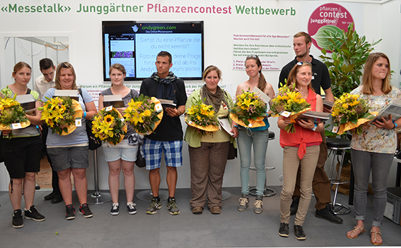Die neun Pflanzencontest-Diplomand
