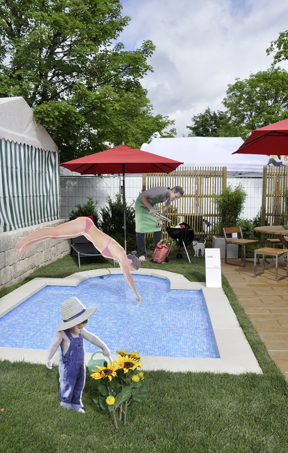 «Erfrischende» Standgestaltung