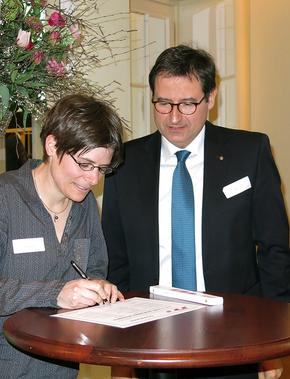 Barbara Jörg (GBS) und Olivier