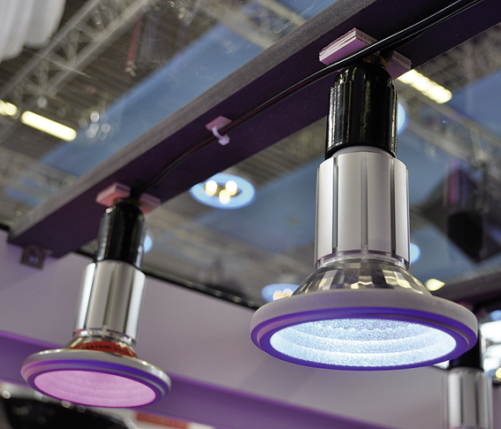 LED-Lampe mit Wasserkühlung