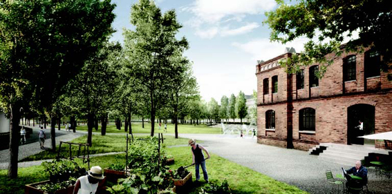 Gärten vor der historischen