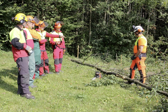 Die angehenden Instruktoren
