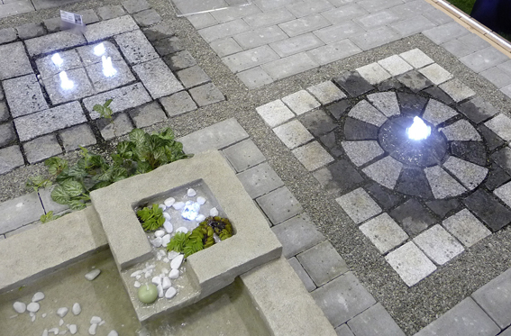 Mit den Floor Fountains bedient