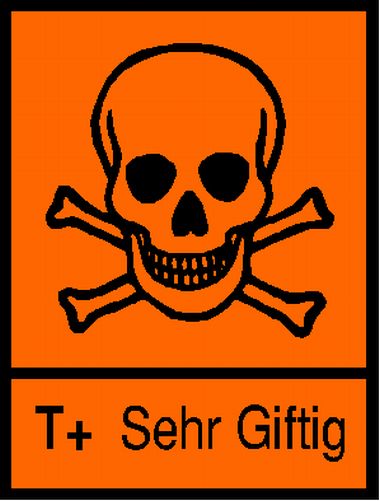 Gefahrensymbol «sehr giftig»