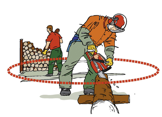 Der Sicherheitsabstand beträgt