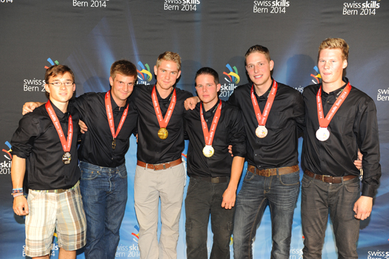 Die Medaillengewinner: Isai