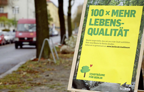 Poster der Stadtbaumkampagne