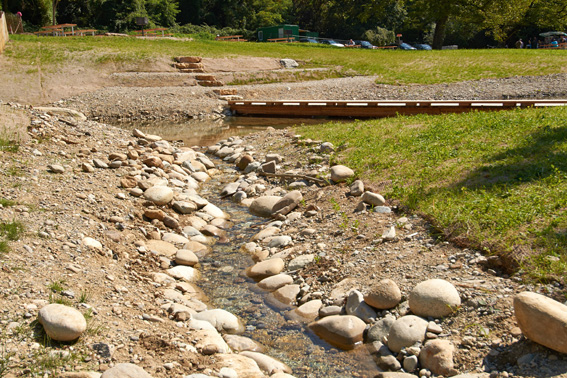 Neues Erholungsgebiet entlang
